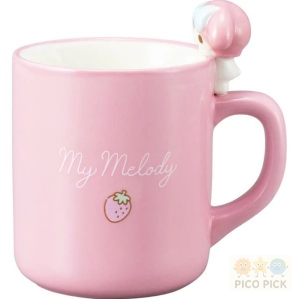日本三麗鷗 角色立體公仔馬克杯｜Hello Kitty／美樂蒂／酷洛米／大耳狗／布丁狗／帕恰狗 