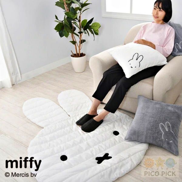 日本 Miffy 米飛兔｜造型地墊／遊戲墊｜約100×135cm 