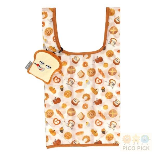 日本直送｜麵包小偷絨毛收納包造型環保袋/購物袋 麵包小偷