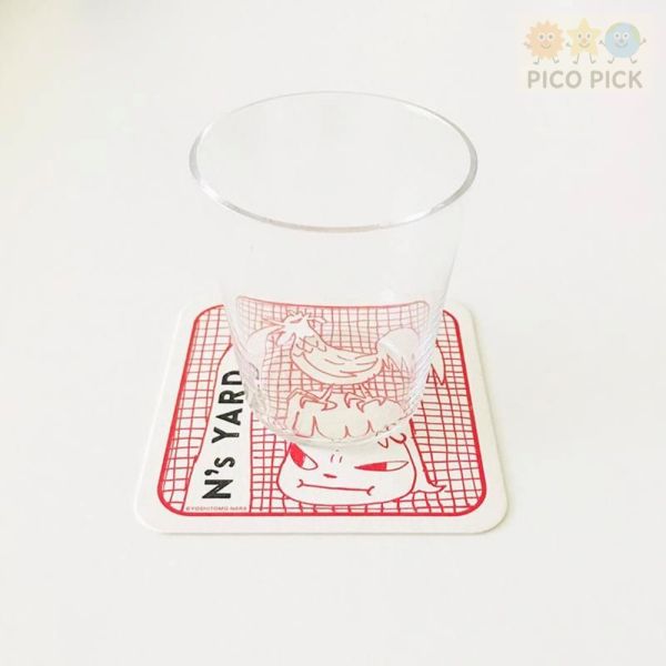 日本直送｜奈良美智官方正版杯墊組（一組5入／共3款圖案可選 