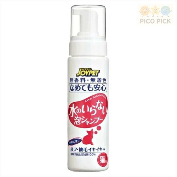 日本直送 JOYPET 寵物免沖洗泡泡洗毛精｜貓用200ml / 狗用150ml｜乾洗泡沫洗毛精 免沖洗寵物洗毛精、日本貓咪乾洗泡泡、狗狗乾洗泡泡、免水洗寵物香波、寵物快速清潔