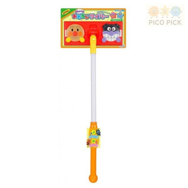 日本 正版 Anpanman 麵包超人兒童電動清潔玩具拖把（附替換布） 