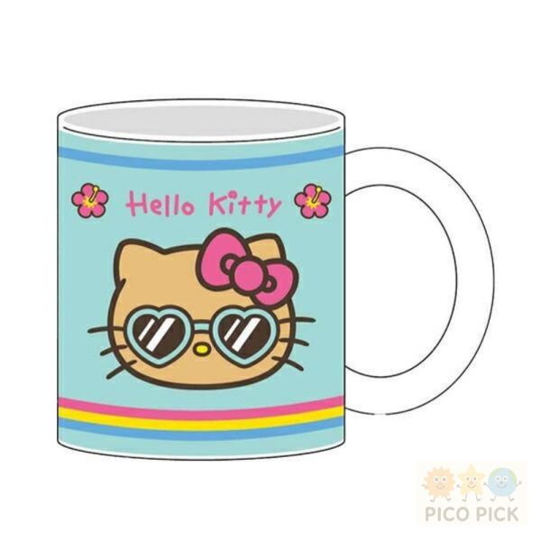 預購商品請私訊 日本直送｜Hello Kitty 日曬系列 曬黑Kitty馬克杯（2款可選） 