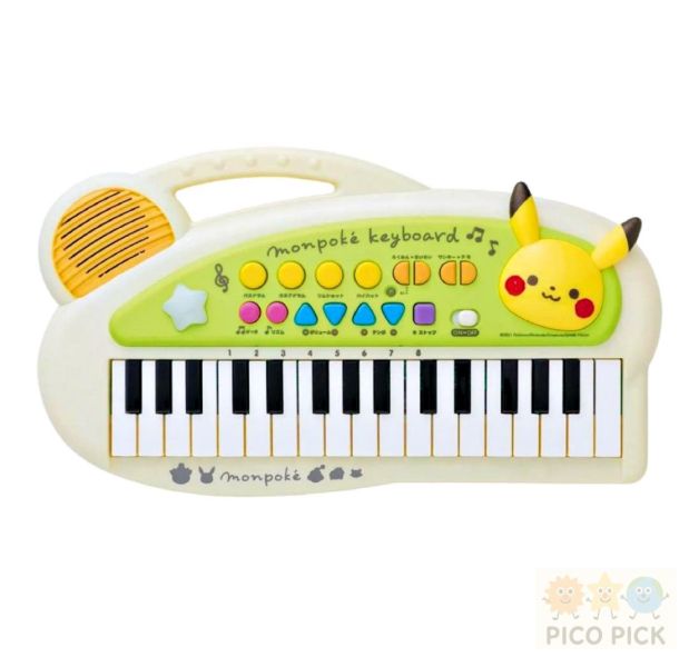 歡慶新賣場 網路最低價 【日本直送｜monpoké 皮卡丘 兒童電子琴】Pokémon 音樂啟蒙玩具 