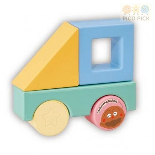 日本正版 Anpanman 麵包超人 米做的玩具 抗菌積木套組 
