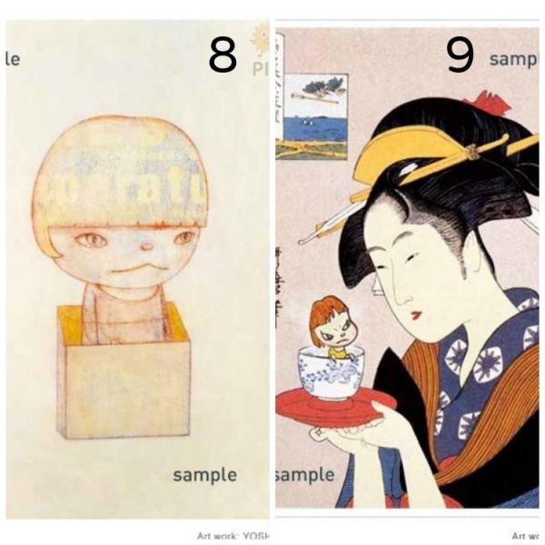 日本空運｜官方正版奈良美智藝術明信片（多款可選） 