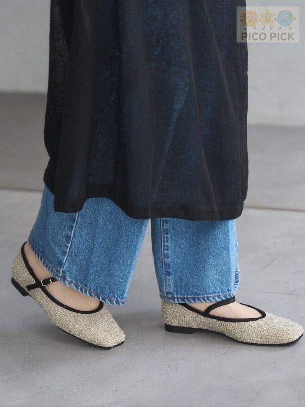 日本直送｜Le Talon 方頭瑪麗珍平底鞋（多色可選） 