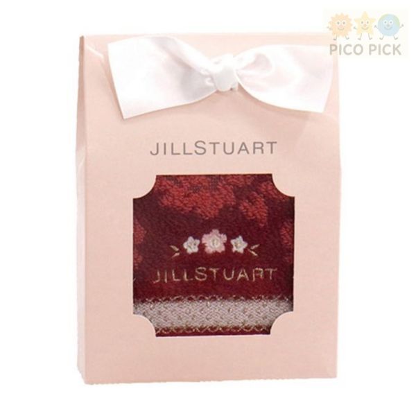 日本【JILL STUART】甜美刺繡迷你毛巾禮盒（25×25cm/4款） 