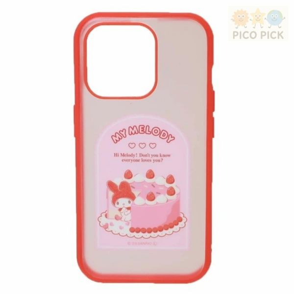 日本正版｜Sanrio 三麗鷗 iPhone 15 Pro透明邊框手機保護殼（6.1吋 三鏡頭） 