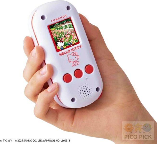 10/25上市 預購請私訊｜日本Takara Tomy x Hello Kitty FUNSHOT 拍立得相機玩具 