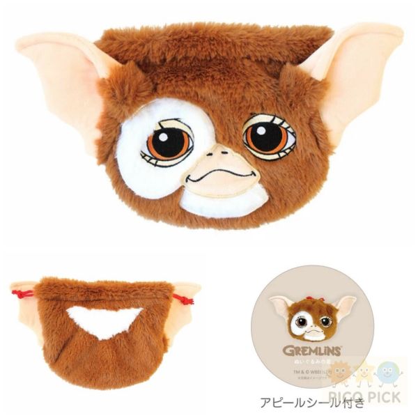 日本直送｜日本正版Gremlins 小精靈 小魔怪絨毛系列商品【收納包/眼罩／頭帶／面紙套/束口袋】 