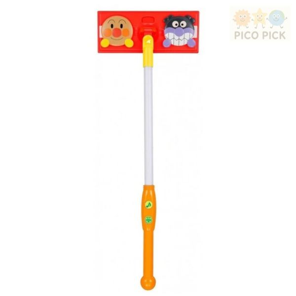 日本 正版 Anpanman 麵包超人兒童電動清潔玩具拖把（附替換布） 