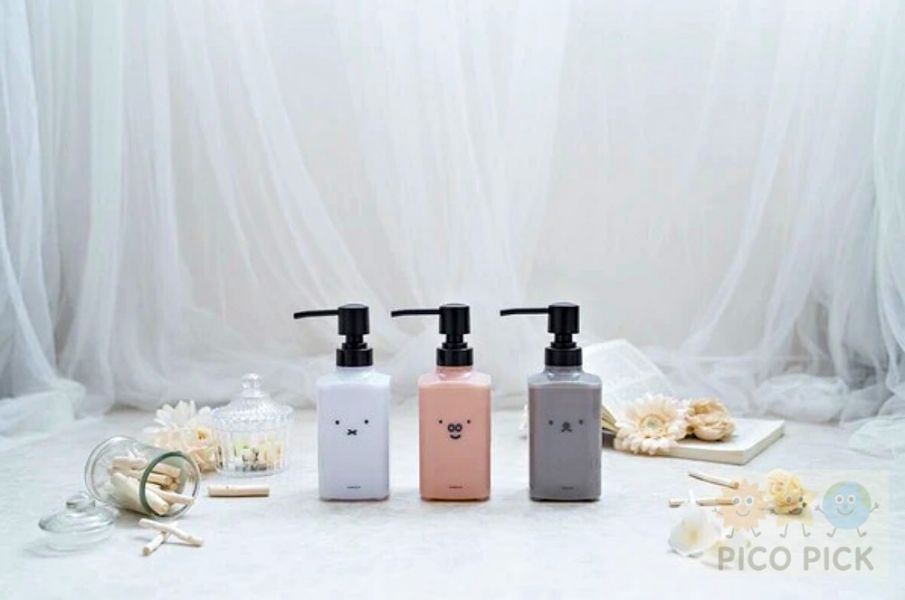 日本正版｜Miffy 米飛兔 × Boris 小熊 × Grunty 沐浴按壓瓶｜可愛洗髮乳罐・浴室補充瓶 