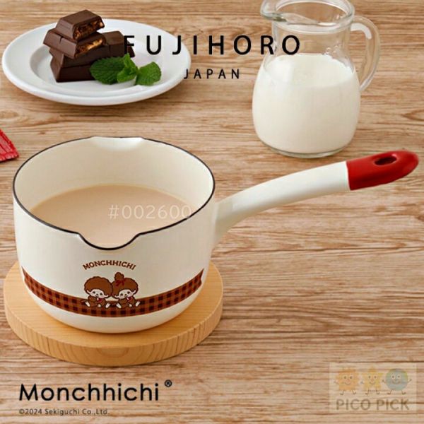 日本FUJIHORO 富士琺瑯 × Monchhichi 琺瑯餐廚系列 ｜馬克杯／手沖壺／牛奶鍋／湯鍋／焗烤皿／保鮮盒／味噌罐｜琺瑯鍋｜可直火加熱｜廚房收納 