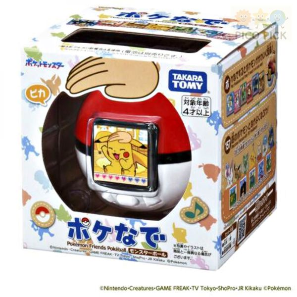 10/18到貨｜預訂系列 日本直送 Pokémon 寶可夢 撫摸怪獸球｜Poké-nade Monster Ball｜液晶互動電子玩具 