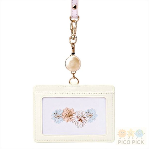 現貨+預購｜日本正版PAUL & JOE 菊花系列｜伸縮卡套｜證件套 ID卡套（粉／白） 