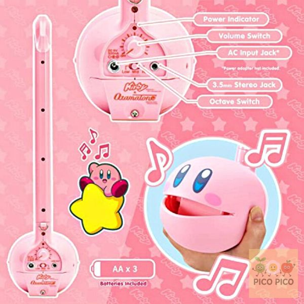 新賣場衝評價／網路最低價【日本正版｜Otamatone × 星之卡比 Kirby 系列｜明和電機電子二胡／音樂小蝌蚪】 
