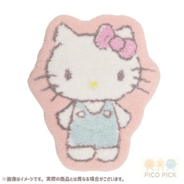 日本直送 三麗鷗 角色造型地墊｜Hello Kitty／布丁狗／大耳狗／酷洛米／美樂蒂／My Sweet Piano／魚人／大眼蛙 