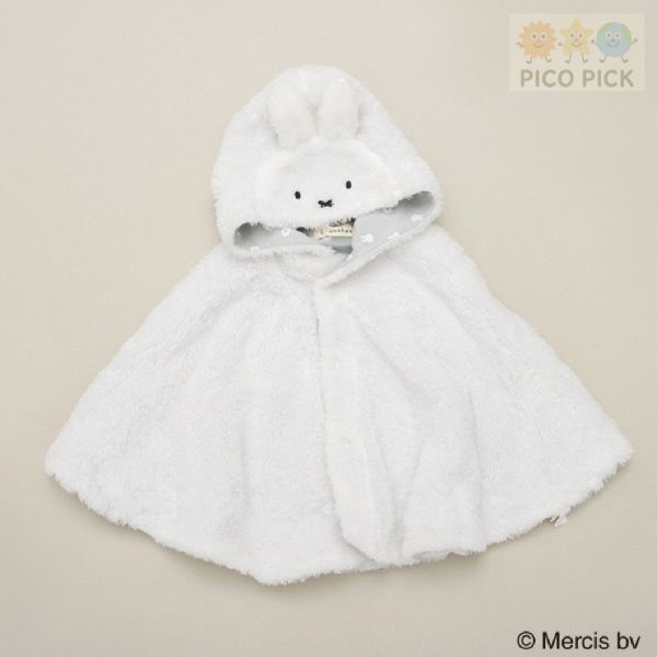 日本｜Branshes × 米飛兔 MIFFY 連帽斗篷｜寶寶斗篷 披風 外套 均碼 Branshes 米飛兔 斗篷、米飛兔寶寶披風、日本嬰兒外套、米飛兔冬季童裝、日本童裝代購