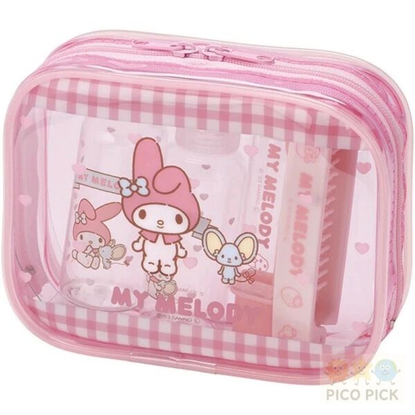 日本直送｜Sanrio旅行收納盥洗5件組【My Melody／Hello Kitty／庫洛米】 