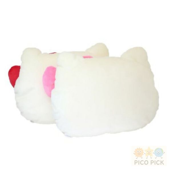 日本三麗鷗 Hello Kitty 臉型抱枕｜大型臉型靠墊 