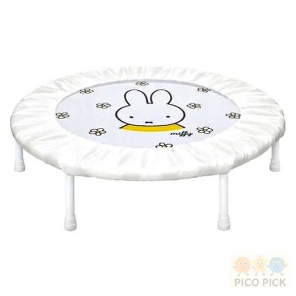 日本Miffy 米飛兔兒童彈跳床｜室內體能遊戲 小型蹦床 安全靜音款 