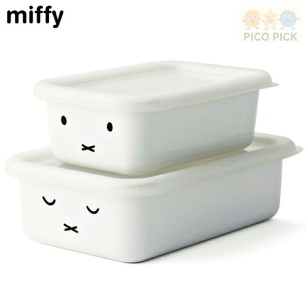 日本正版｜Miffy 米飛兔琺瑯收納系列｜琺瑯保鮮盒｜廚房收納 