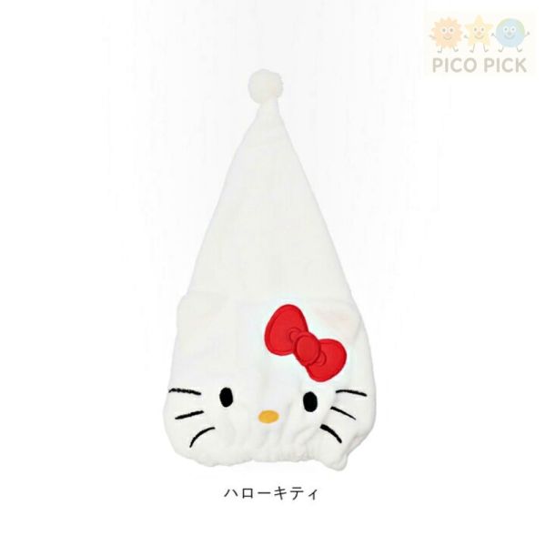 日本直送 日本製正版吸水速乾兒童造型浴帽｜SANRIO角色｜kitty浴帽｜Miffy浴帽 