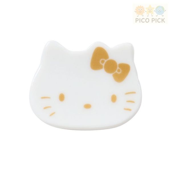 日本直送｜日本製正版Hello Kitty 三色蝴蝶結陶瓷筷架組（附木盒）】禮盒組 