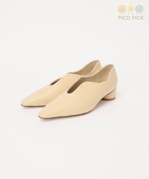 日本直送｜Le Talon 深口方頭低跟鞋（3色可選） 