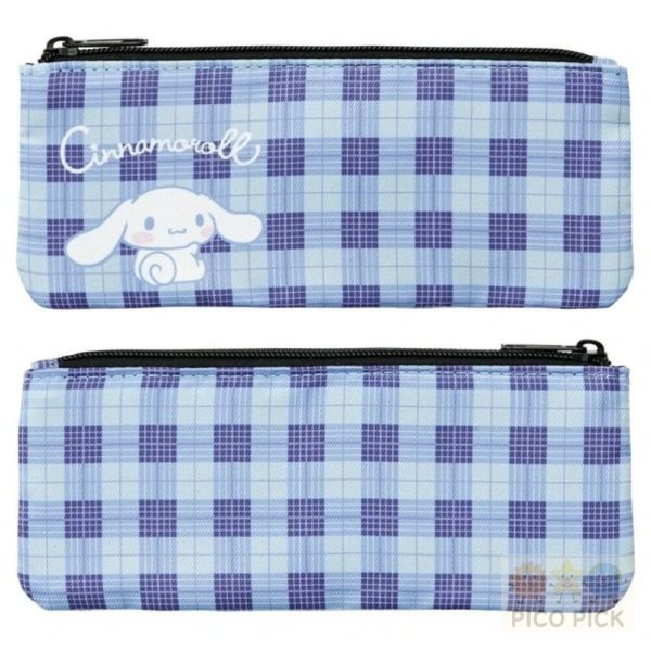 日本直送｜Sanrio角色格紋透明口袋後背包 附小物收納包 