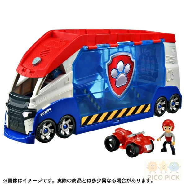 Paw Patrol 汪汪隊｜DX巡邏警車運輸總部車（附阿奇＋小車） 
