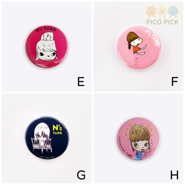 日本空運｜奈良美智 官方正版徽章別針（小款 ／大款 ） 