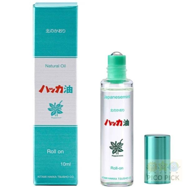日本直送｜北見薄荷油 Roll-on 滾珠瓶｜10ml 清涼舒緩 天然精油 攜帶方便 