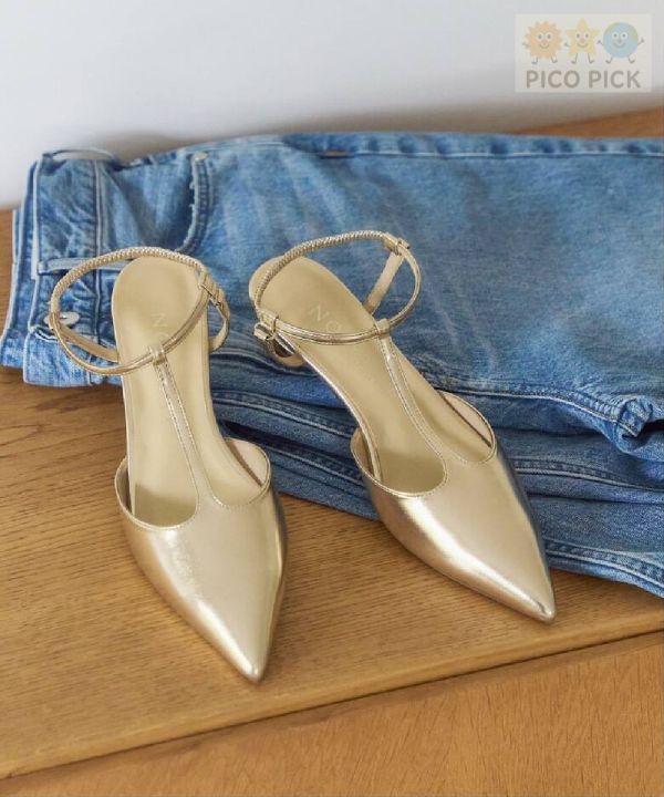 日本直送｜Le Talon T字帶尖頭低跟鞋（共3色） 