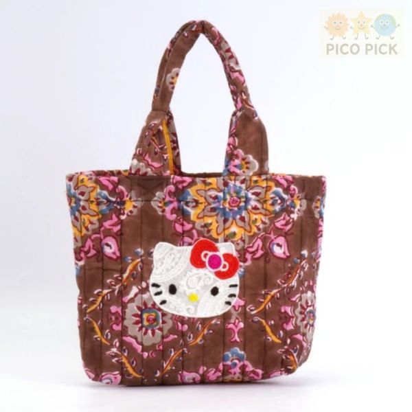 【日本品牌聯名】Hello Kitty × MAYGLOBE 手工印花托特包 