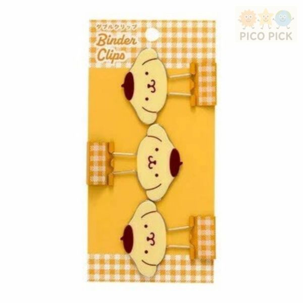 日本直送｜Sanrio角色造型資料夾夾子 3入組/kitty/Melody/大眼蛙多種角色可選 