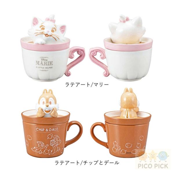 現貨+預購｜日本迪士尼 奇奇蒂蒂立體造型陶瓷馬克杯（附蓋） 