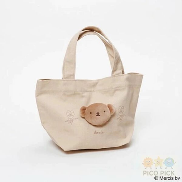 日本 直送 【Miffy & Boris】立體公仔小花托特包／小提袋（2款可選） 