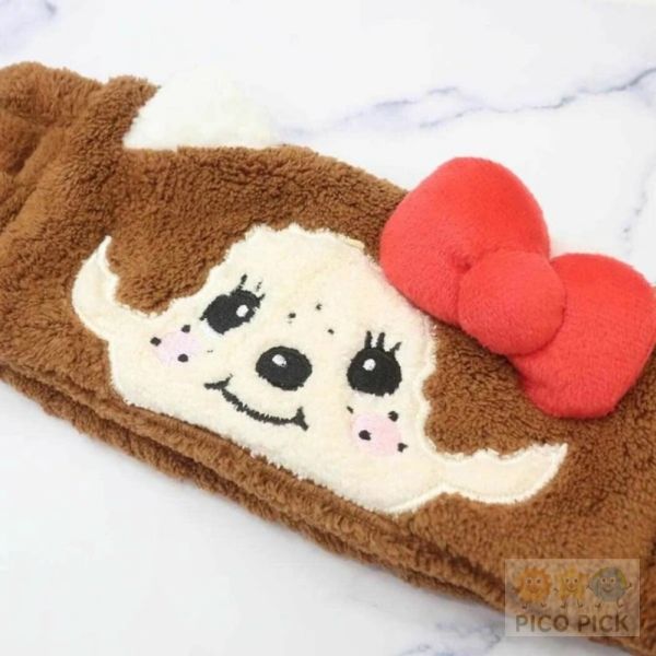 日本直送｜Monchhichi × Hello Kitty 聯名系列 吸水毛巾帽／髮帶 兩款可選 