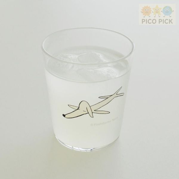 日本直送｜奈良美智 官方正版玻璃杯（飛行狗／Rock’n Roll・2款可選） 