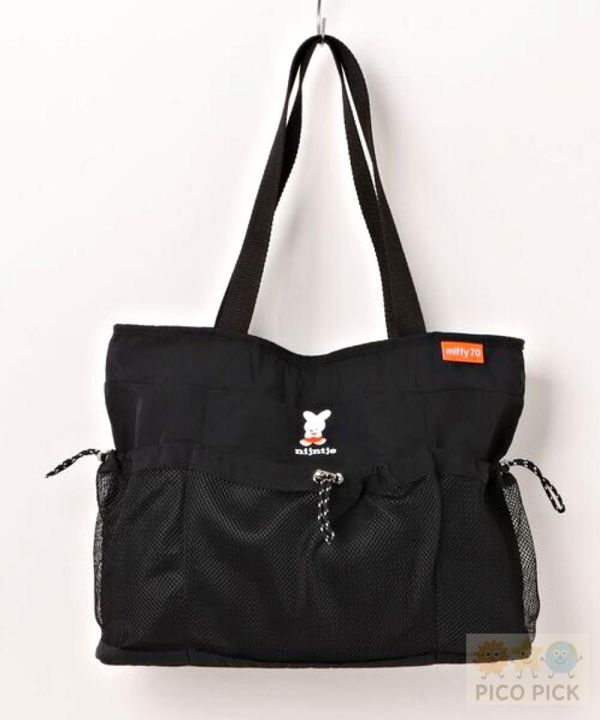 日本 Miffy 70週年 x OUTDOOR多功能收納托特包 大容量側邊網袋款 CAMMEY LAUFFY HUGULLY BUNNY 