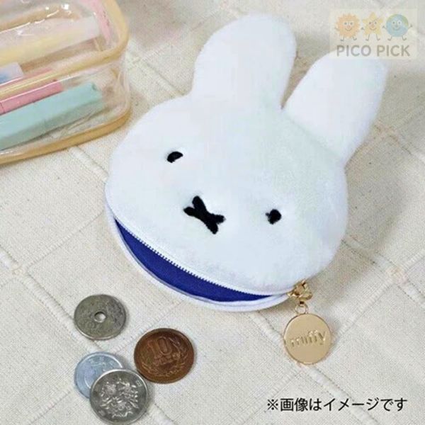 日本正版 Miffy米飛兔 立體造型零錢包｜絨毛拉鍊收納包｜附吊環 