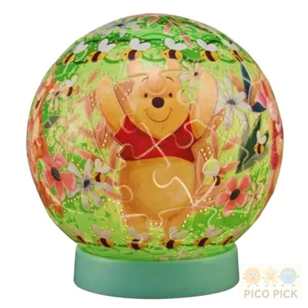 LumiOrb 3D發光拼圖球｜迪士尼系列 61片（USB充電款）｜動物方城市｜玩具總動員｜小熊維尼｜可可夜總會 