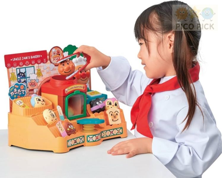【ANPANMAN 麵包超人】爆漲吐司互動遊戲組｜7款角色麵包・會膨脹的烤箱玩具 