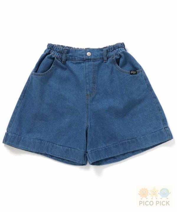 日本直送 日系品牌女童蝴蝶結款短褲/牛仔短褲 