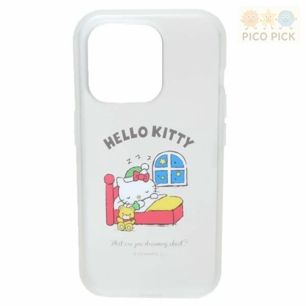 日本正版｜Sanrio 三麗鷗 iPhone 15 Pro透明邊框手機保護殼（6.1吋 三鏡頭） 