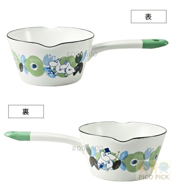 日本FUJIHORO 富士琺瑯 × Moomin Flower Garden 系列｜牛奶鍋／雙耳湯鍋／保鮮盒／水壺／馬克杯｜可直火加熱 