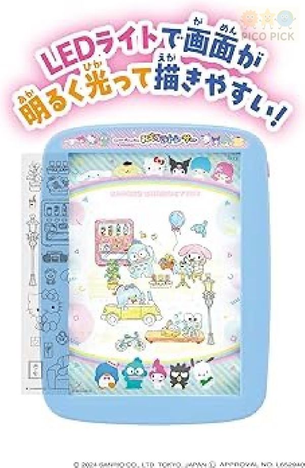 日本正版｜AGATSUMA Sanrio 燈光描圖板｜兒童繪畫板｜塗鴉禮物 