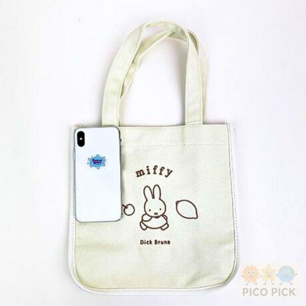 日本 Miffy 米飛兔｜美食系列 托特包 手提袋｜冰淇淋/水果/甜點圖案 三款可選 